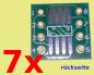 Mobile Preview: 7x SOP8 SO8 SOIC8 SMD to DIP8 Adapter PCB Board Zweiseitig