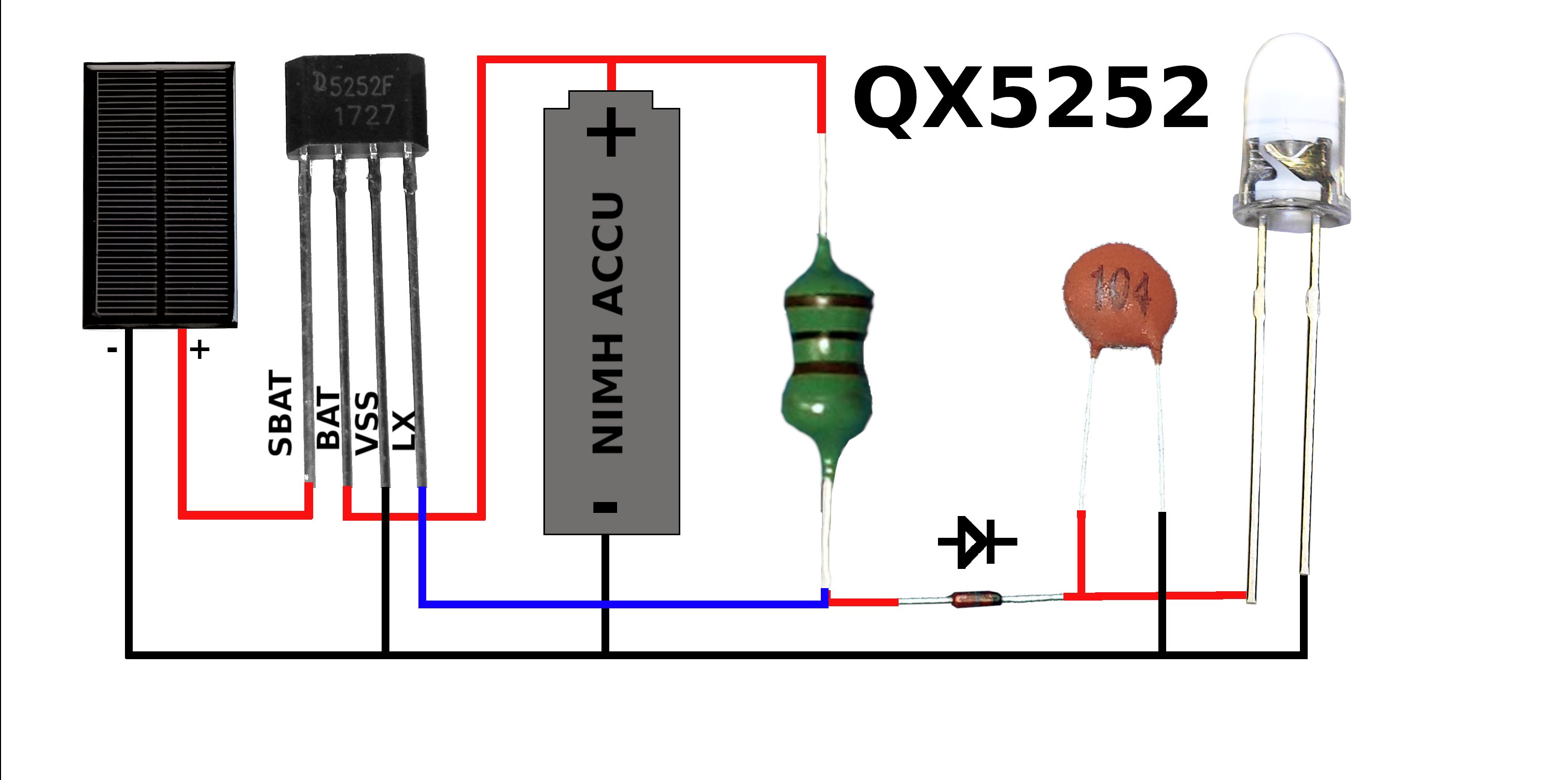 10 Stück QX5252f Gartenlampen IC LED-Treiber schneller Versand aus DE 